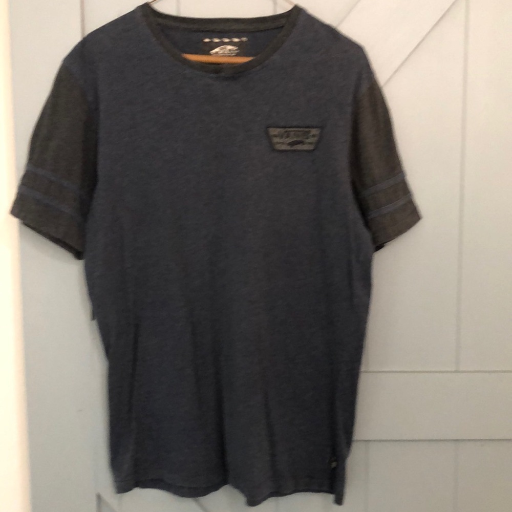 Men’s Vans medium blue grey shirt with logo